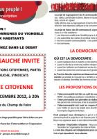 Assemblée citoyenne sur la fusion des 4 communautés de communes du vignoble 